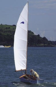 Des Townson sailing the rebuilt original Zephyr 'Atarangi' photo copyright Zephyr Owners Association taken at  and featuring the  class