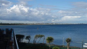 View from the balcony at Beaumaris yacht Squadron photo copyright John Firth taken at  and featuring the  class