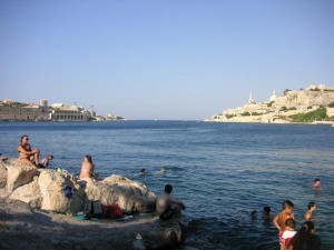 Swimming spot near Msida Marina  © BW Media