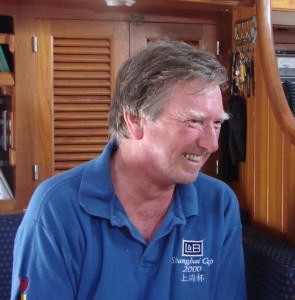 Web Nick Lewis Skipper of Flying Start photo copyright BW Media taken at  and featuring the  class