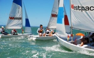 Team racing ahead of the Westpac Open photo copyright Suellen Hurling  taken at  and featuring the  class
