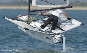 Limbo Moth style at Glyn Charles Pursuit Race photo copyright Steve Arkley http://www.sailshots.co.uk taken at  and featuring the  class
