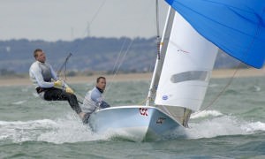 Mark Upton-Brown and Ian Mitchell (GBR) photo copyright Steve Arkley http://www.sailshots.co.uk taken at  and featuring the  class