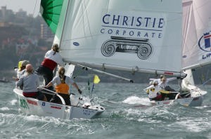 Sam Boyd (CYCA) chasing down Katie Spithill (RPAYC) © Luca Villata