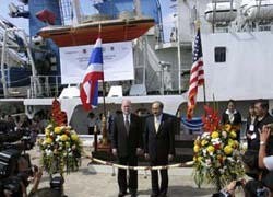DART ceremony in  Phuket, Thailand on 30th November 2006 © NOAA . http://www.noaanews.noaa.gov/