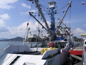 Ship transportation for deployment of DART photo copyright NOAA . http://www.noaanews.noaa.gov/ taken at  and featuring the  class