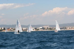 Racing off the idylic Greek coastline photo copyright Event Media taken at  and featuring the  class