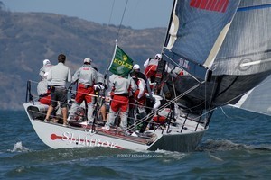 Larry Ellison and Gavin Brady in the Rolex Big Boat Series, San Francisco photo copyright Erik Simonson/ h2oshots.com taken at  and featuring the  class