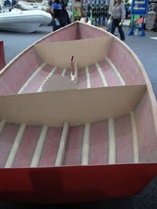 The Jolly Boat hull shows the classic easily driven Spencer lines and construction © www.jollyboat.co.nz