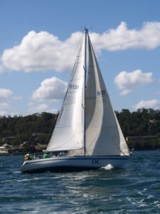 Katinka enjoying the breeze photo copyright Paul O'Connell - http://www.katinka.com.au www.katinka.com.au taken at  and featuring the  class