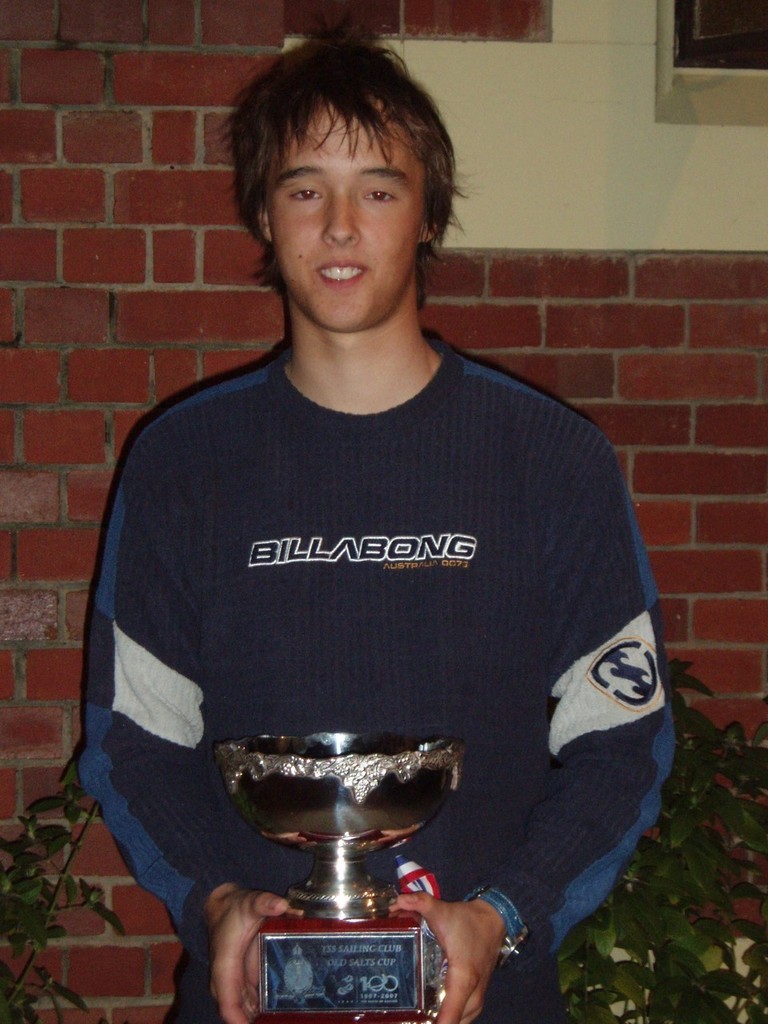 Sam Sewell, Vagabond class skipper and winner of the inaugural Old Salts Cup - The Southport School Sailing Club Centenary of Sailing Regatta and the Old Salts Cup photo copyright Drew Hulton-Smith taken at  and featuring the  class