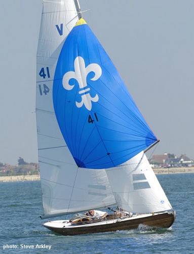 Second John Davis and Valerie Davis on Sunbeam 41 © Steve Arkley http://www.sailshots.co.uk