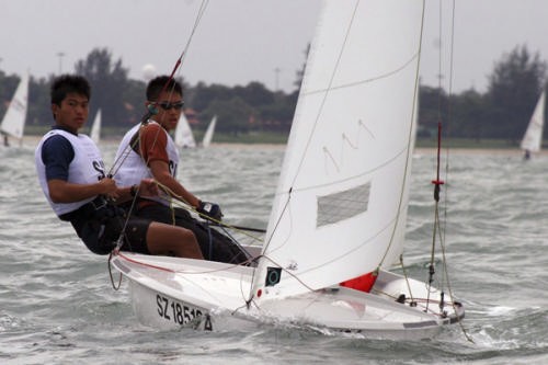 Justin Liu/Sherman Cheng (SIN), winners Singapore 420 Nationals Champs 2007 © Ho Shu Fen