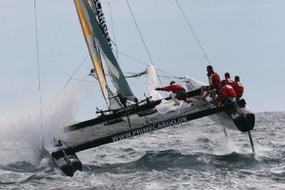 Team SLAM/ ABN AMRO competing at the iShares Cup, Marseille. © Thierry Seray/ DPPI/ OC Events - iShares Cup © Extreme 40s