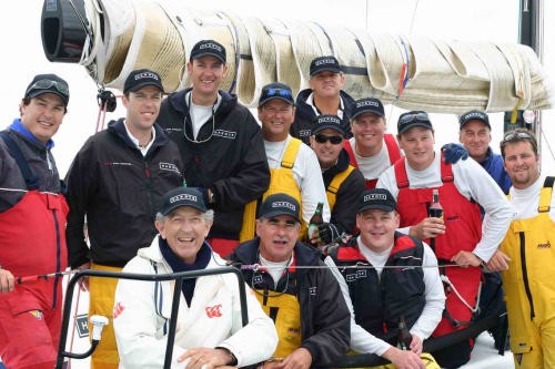 Sir James Hardy (foreground left) Geoff boetchher and the Hardy’s Secret Mens Business crew - Adelaide to Port Lincoln 2006  © Paparazzi.com.au Paparazzi.com.au