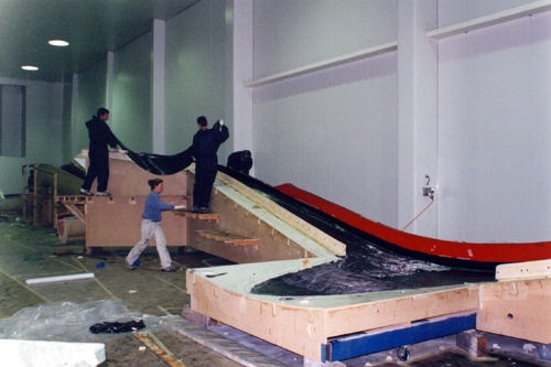 B & Q Castorama laminating cross beam © ATL Composites www.atlcomposites.com.au