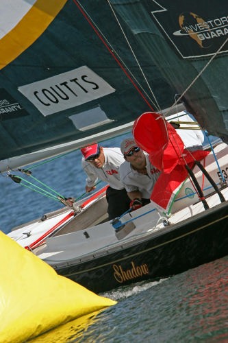  
Russell Coutts won his match against Takumi Nakamura (JPN) 
 
 © Charles Anderson