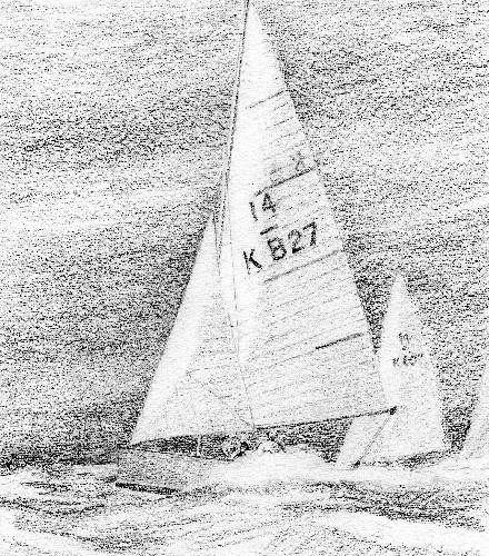Barilea sketch for painting by Jim Bolland © George Layton