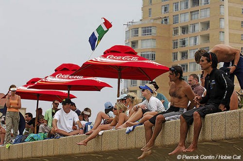 Waiting for the breeze at the Hobie 16 Worlds. © Pierrick Contin/Hobie Cat