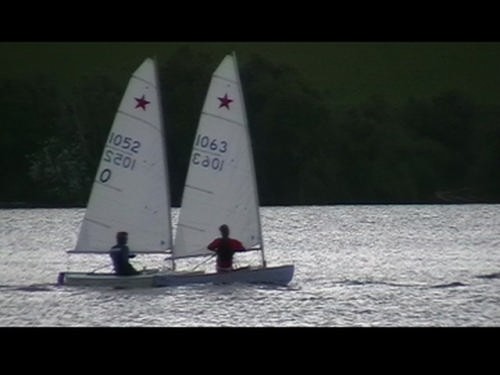 Thomas Gee (New Sensation) 1052, and James Harrex (Ultra Violet Dream) 1063<br />
 © Vauxhall Yacht Club