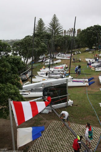 Practice Day Wind and Rain Cancelled. Conditions for launching due to Ramp were too rough. ©  Will Calver - Ocean Photography http://www.oceanphotography.co.nz/
