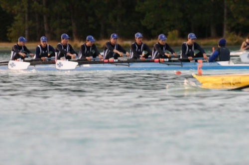 St Kentigerns row for a place in the repecharge in the heats of the BU168+ © Rob Bristow www.rowinginfo.info