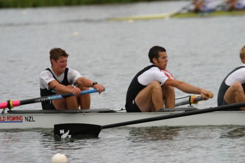 Steve Cottle and James Dallinger (NZL) - Coxed Four © Rob Bristow www.rowinginfo.info