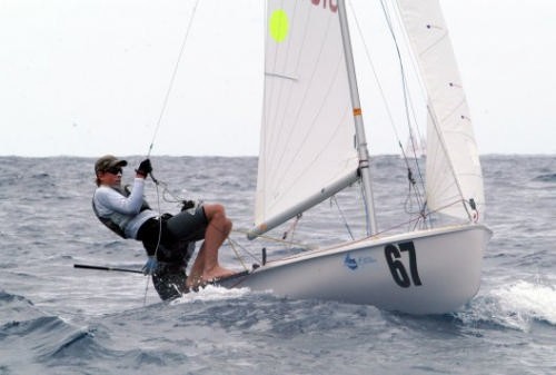 Carl Evans and Peter Burling in action, and their first win at the  2006 Open 420 Worlds. © Event Media