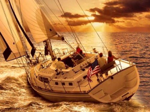 Island Packet 485 © Island Packet Yachts . www.ipy.com.au
