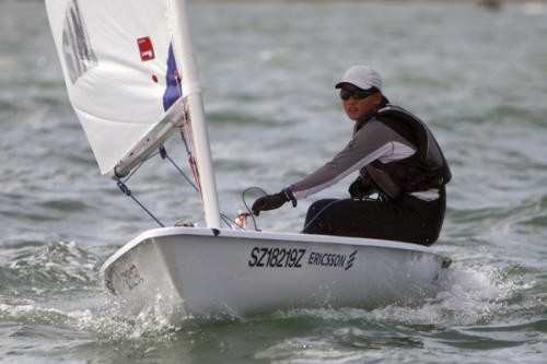 Victoria Chan (SIN), Gold medallist Singapore Laser Radial Trophy 2007 © Ho Shu Fen