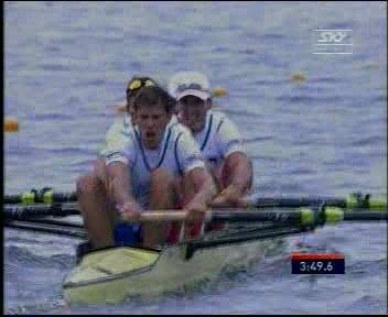 Mens Four action in Round II of the Wiorld Cup in Poznan © Sky TV