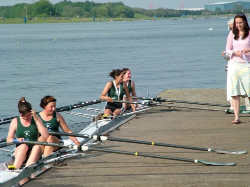 Double Sculls medal winners at the UK National Schools Regatta © Maidenhead Rowing Club