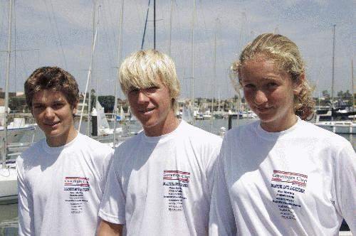 Sandspit Yacht Club NZ team Adrian Short Bradley Farrand Rachael Basevi © Balboa Yacht Club