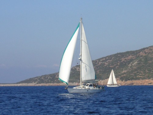 True Blue sailing in Turkey © SW