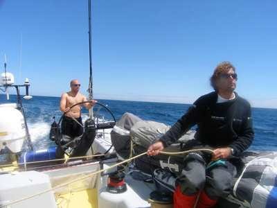 Conditions the day before aboard ABN Amro 2 were quite different - and warmer! © Volvo Ocean Race http://www.volvooceanrace.com