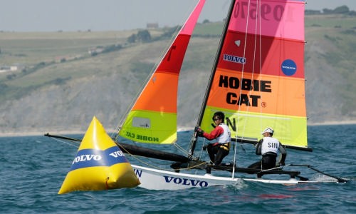 The Singapore Hobie 16 crew is part of an intense development program underway. In the past month they have won four world championships in Youth classes. © onEdition http://www.onEdition.com