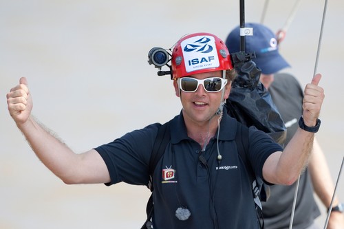 Television commentator Andy Green. will be onshore in San Francisco © Gareth Cooke Subzero Images/Monsoon Cup http://www.monsooncup.com.my