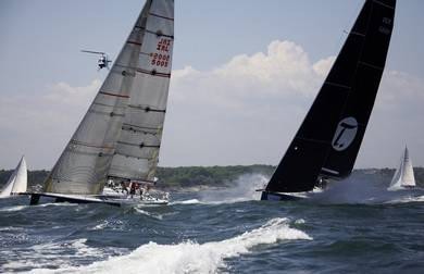 The yacht Taonga, Sailnumber  GER 5810, in Newport/Rhode Island, is part of the HSH Nordbank Blue Race 2007 from Newport to Hamburg. The Skipper is Jochen Claussen.<br />
 © HSH Nordbank AG / copyright http://www.hsh-nordbank-blue-race.com