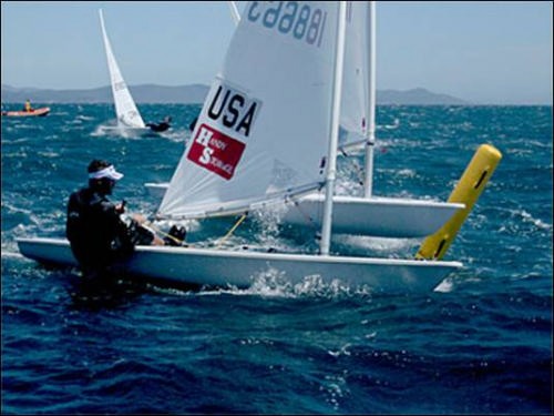 Brad Funk sailing. Photo: Katherine Wade/Zhik ©  SW