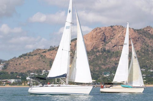 The cruising fleet at leisurely pace - Townsville to Port Hinchinbrook 2005 © Jurgen Otto
