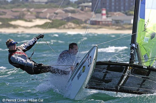 Blaine and Roxanna Dodds (RSA)finished second © Pierrick Contin/Hobie Cat