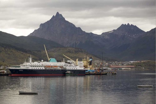 Bahia de Ushuaia - the port chosen by Telefonica to effect bow repairs on Leg 5 of the 2011-12 Volvo Ocean Race © Volvo Ocean Race http://www.volvooceanrace.com