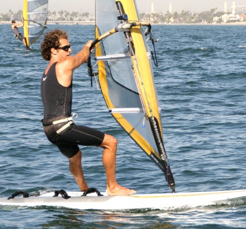 Ben Barger cruised to first place in both men’s RS:X races © Rich Roberts http://www.UnderTheSunPhotos.com