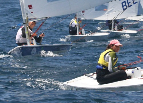 Light to moderate breezes prevailed for the Laser Radial Youth Worlds © Rich Roberts http://www.UnderTheSunPhotos.com