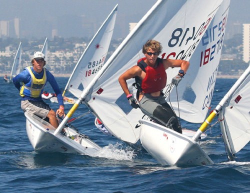 Croatia’s Stanisic (I.), USA’s Hartrantf battle for the lead.  © Rich Roberts http://www.UnderTheSunPhotos.com