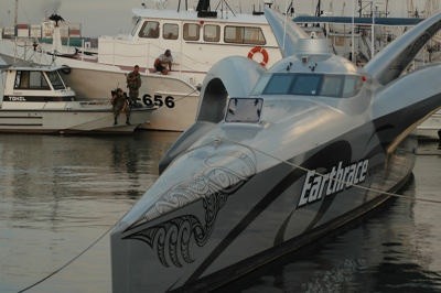 Earthrace in Guatemala  © Lance Wordsworth Earthrace www.earthrace.net
