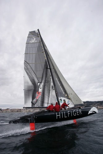 Volvo Extreme 40 racing in Rio De Janeiro© Oskar Kihlborg/ Volvo Ocean Race 2005-2006<br />
 © Volvo Extreme 40/ Ben Faber