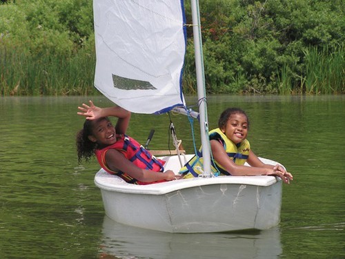 Milwaukee Community Sailing Center’s PRAMS in the Park Program © Milwaukee Community Sailing Center