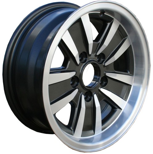 Dunbier’s popular black/silver alloy wheels are also now available in 14