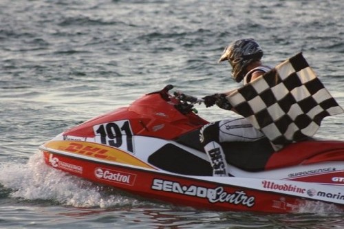 Sea-Doo rider and Kiwi Sam Harvey is the first non-American to win the IJSBA Pro Runabout world final  © IJSBA IJSBA